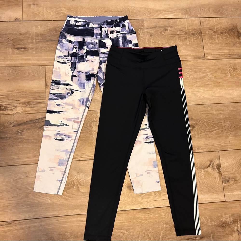 Women’s Small Purple Black Bundle Leggings